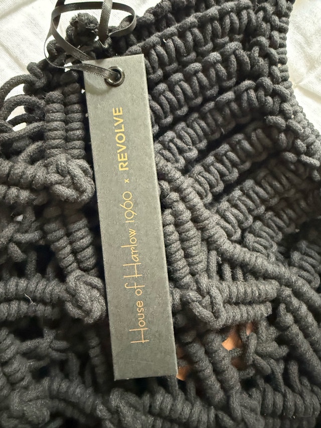 House of Harlow 1960 Woven Black Bag - photo 2
