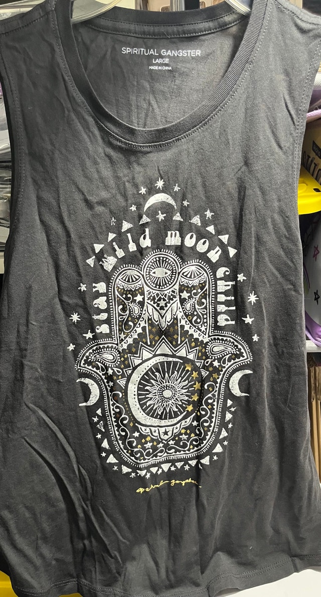 Spiritual Gangster designer tank top size large