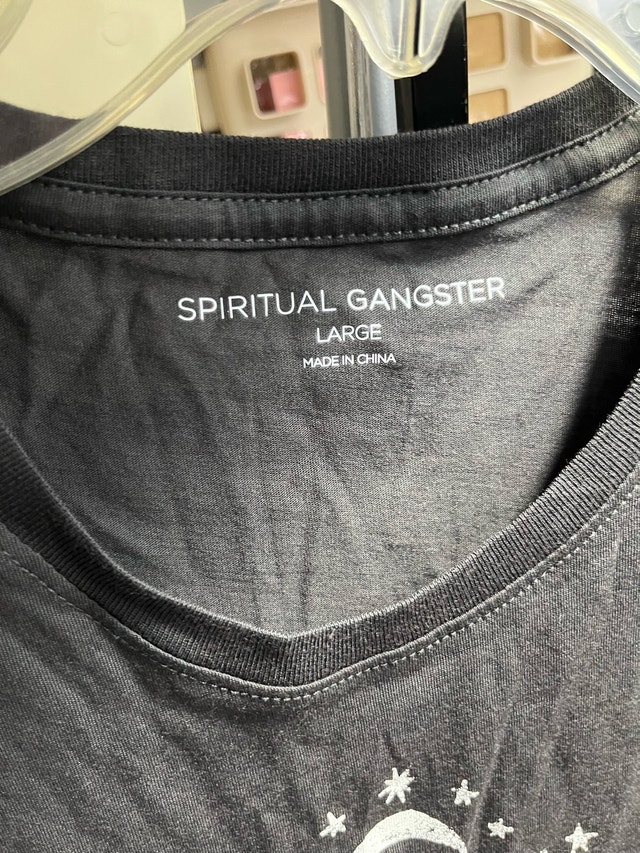 Spiritual Gangster designer tank top size large - photo 2