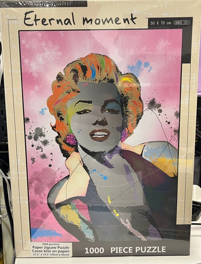 New sealed Marilyn Monroe 1000pcs puzzle