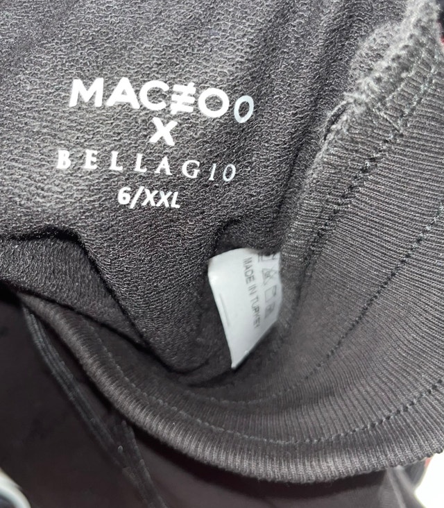 MACEOO & BELLAGIO collab sweatpants charcoal gray - photo 3