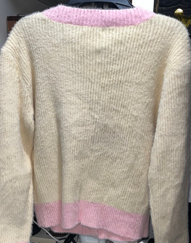 Beige Pink LUSH Soft Cozy Nylon Sweater - Large - photo 5