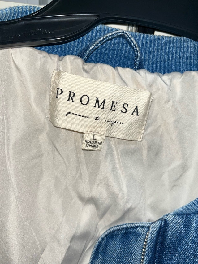 Promesa Size Large Warmer Outer Jean Spring Jacket - photo 2