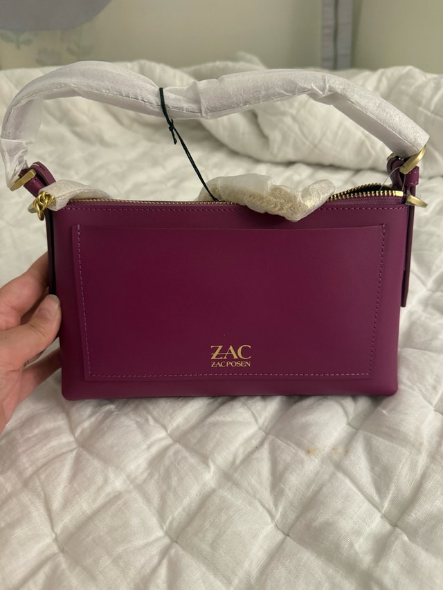 ZAC POSEN wine colour purse - photo 2