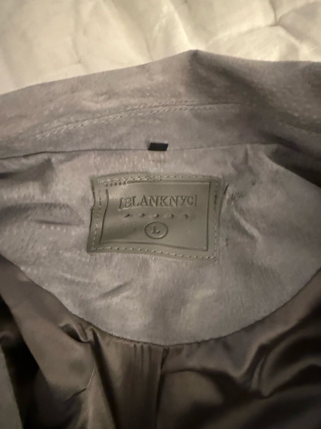 Blank Suede Jacket - Size Large - photo 2