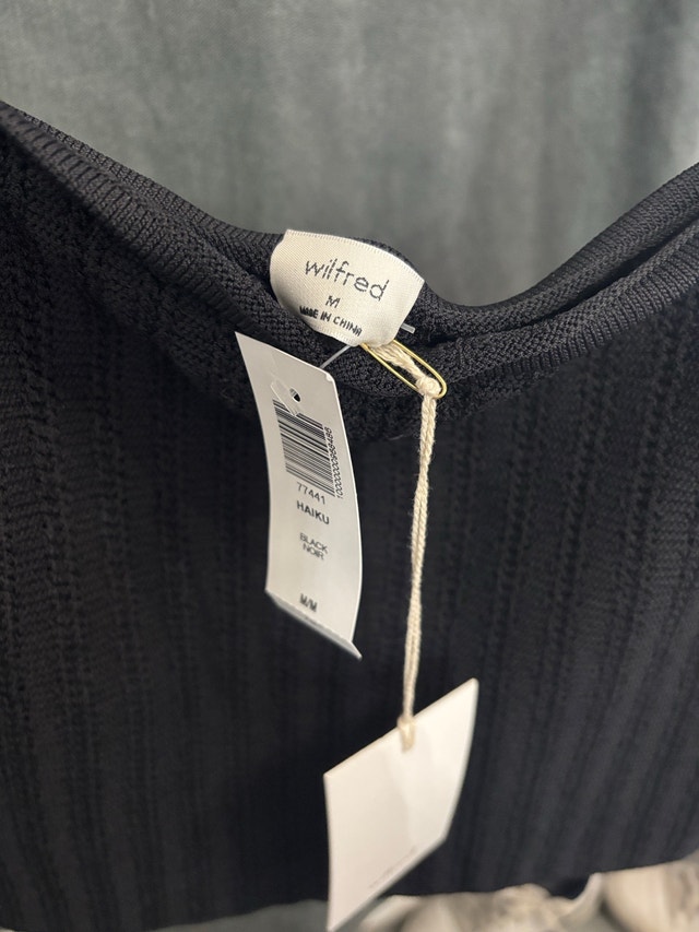 Wilfred Haiku Black top size medium - photo 2