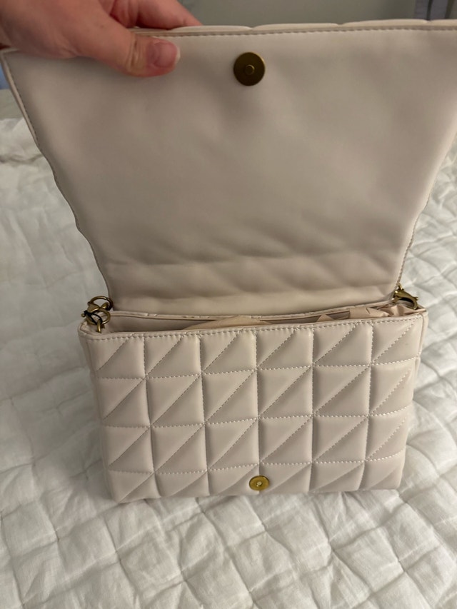 ZARA clutch bag with gold chain purse - photo 2