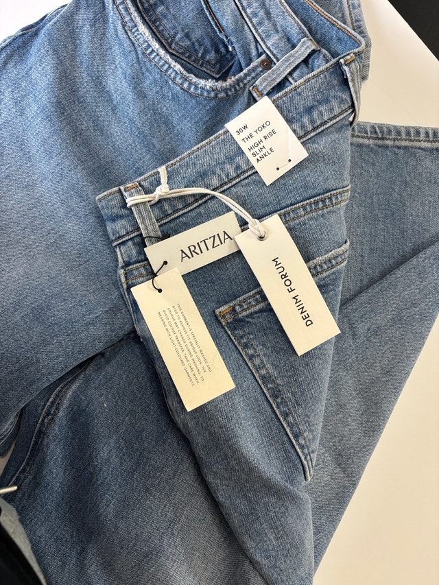 Denim Forum YOKO high rise slim ankle Jeans