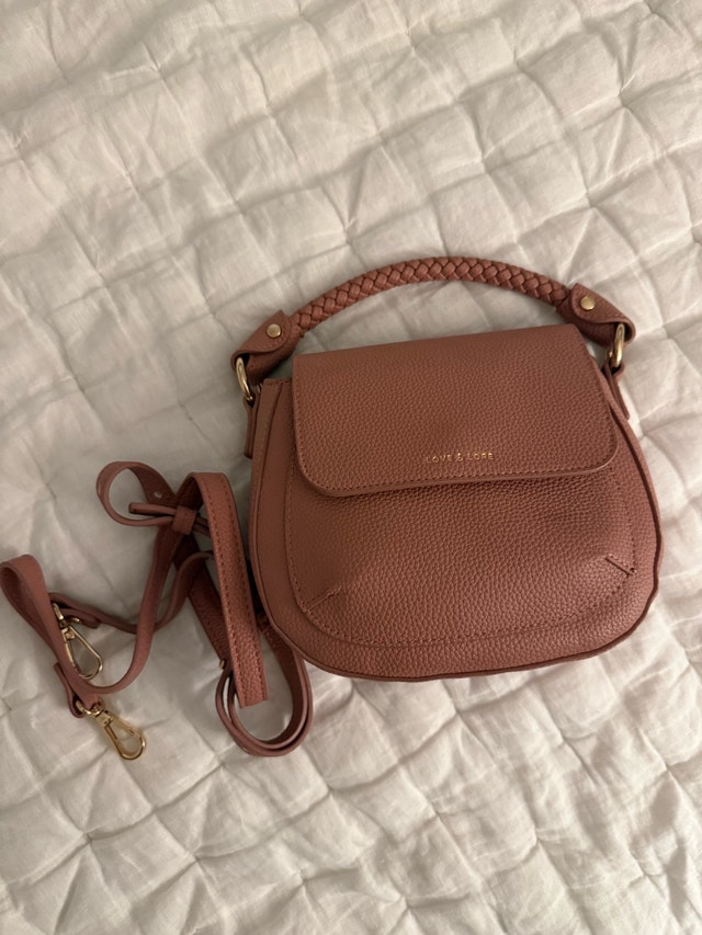 LOVE & LORE Dusty Rose Crossbody Bag