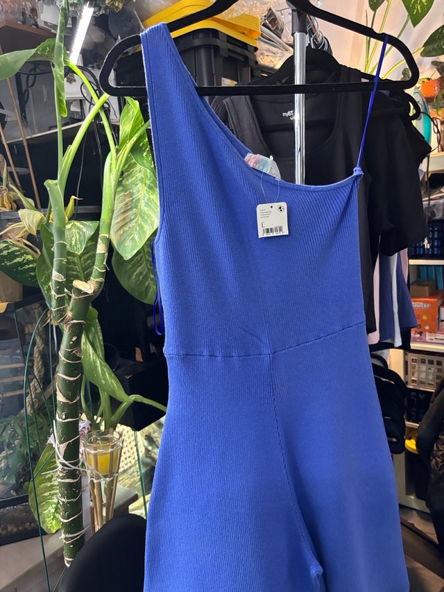 Free People Wide Leg Jumpsuit - Size Large