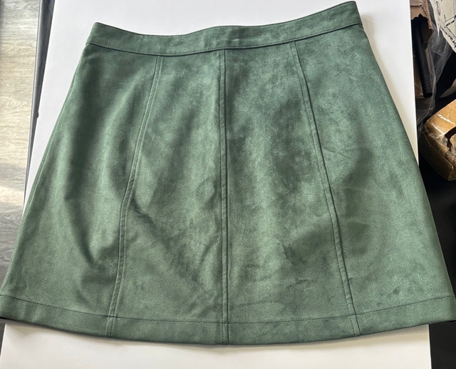 Wilfred Free Green Suede Skirt - Size Small - photo 3