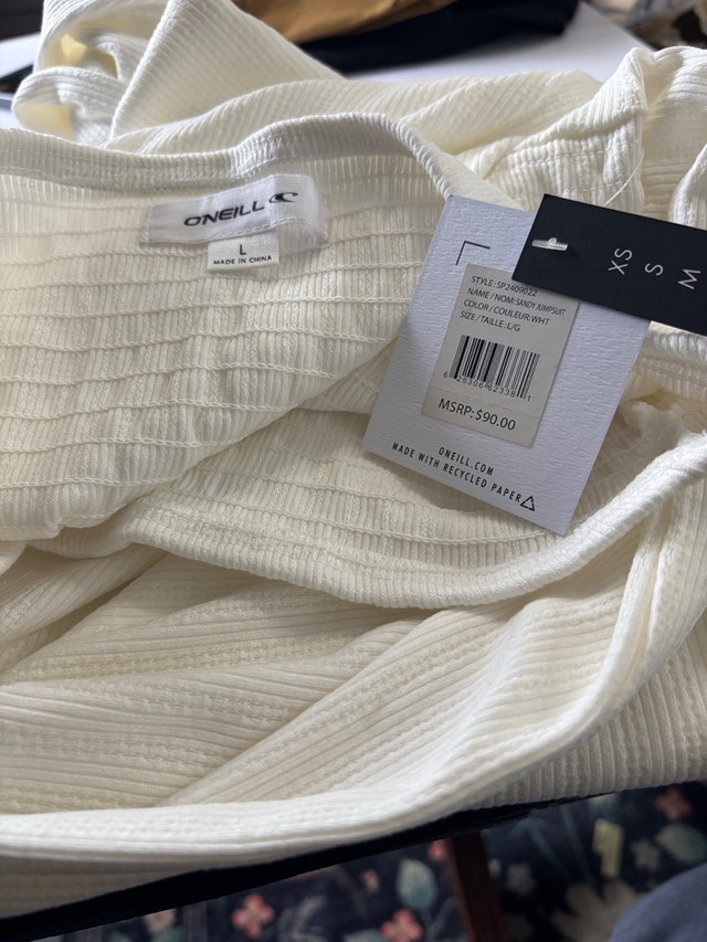 O'Neill Jumpsuit - Brand New, Size L, Cream - photo 2