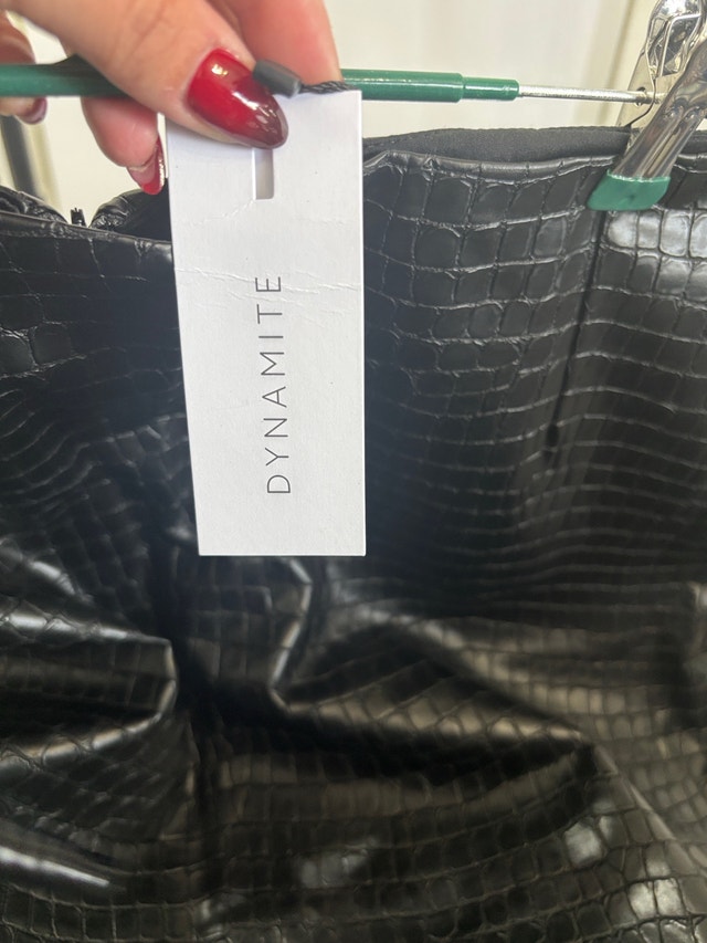 Dynamite Skirt Unique Crocodile Print Large - photo 3