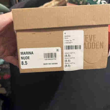 Steve Madden Marina Nude Sandals Size 8.5 - photo 3