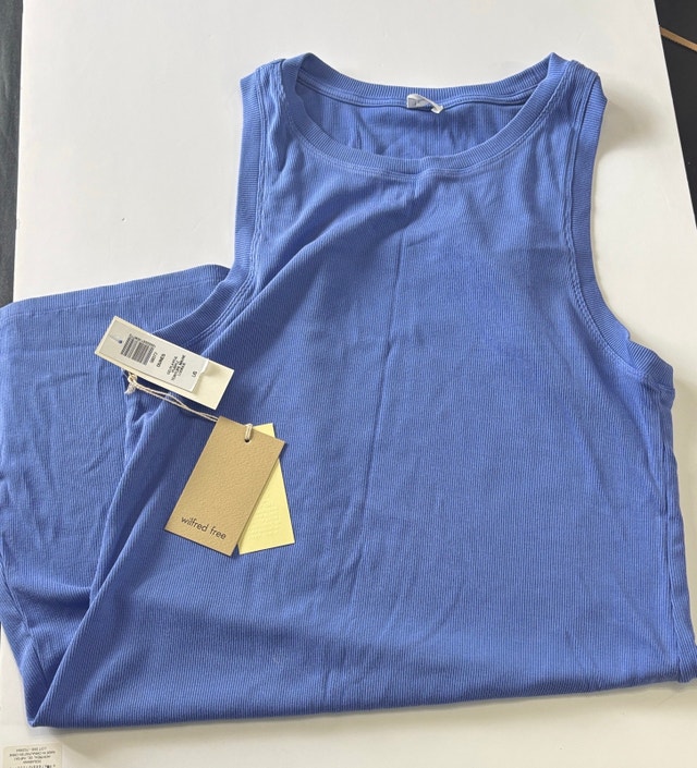 Wilfred Free Periwinkle Blue Casual Dress - Size Medium - photo 2