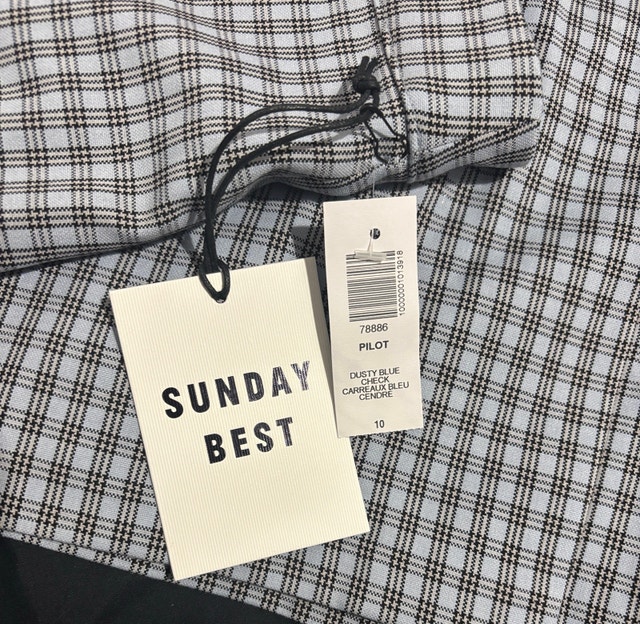 Sunday Best Plaid Skirt Buckle Accent Size 10 - photo 3
