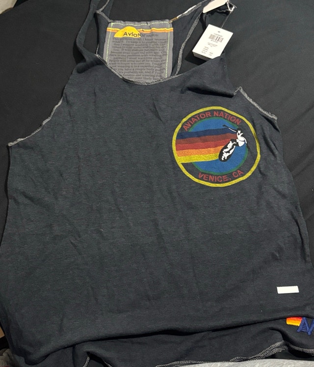 Aviator Nation Tank Top - Size Medium