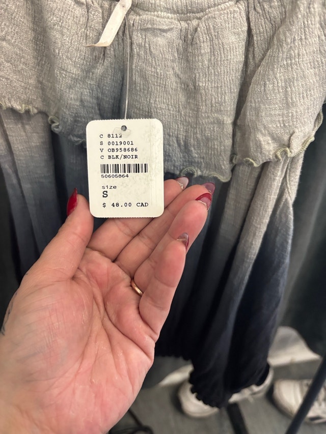 Free People small ombré ruffles cinched waist top - photo 3