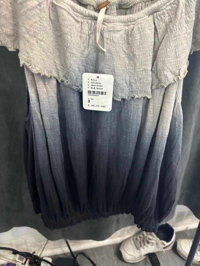 Free People small ombré ruffles cinched waist top - photo 4