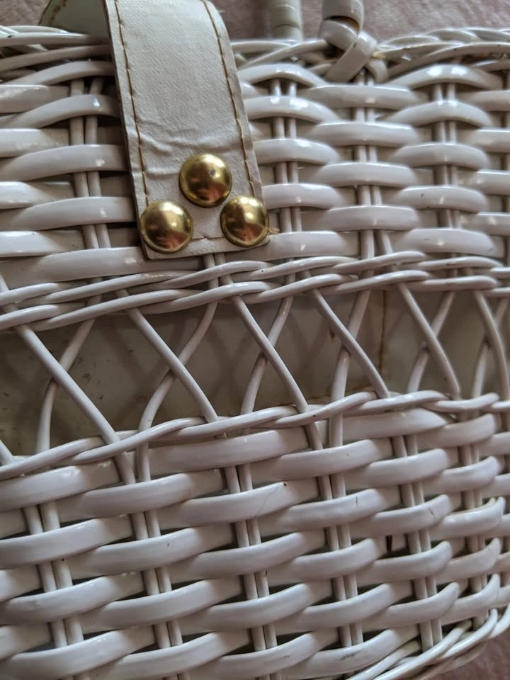 '60s Vintage Basket Purse - photo 3