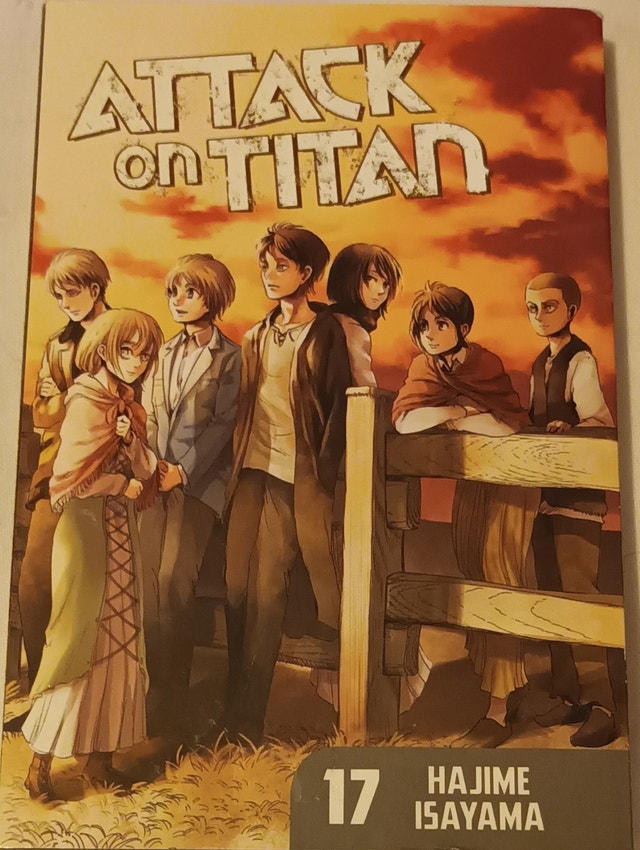 Attack On Titan Manga Vol. 17, 18, 33, 34
