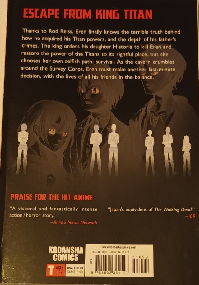 Attack On Titan Manga Vol. 17, 18, 33, 34 - photo 5