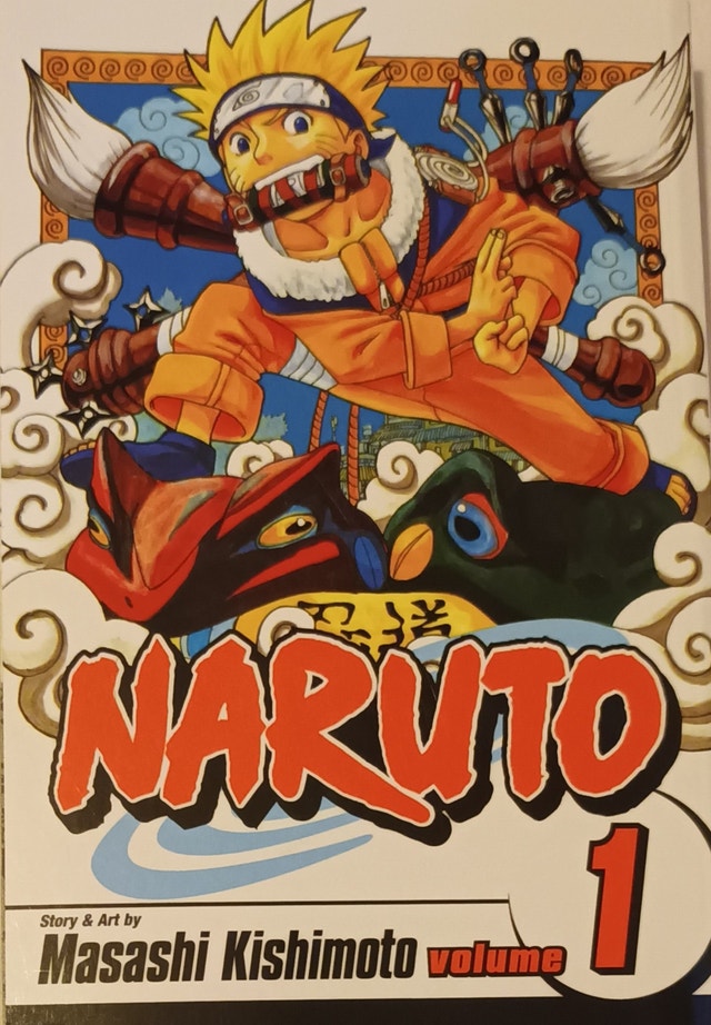 Naruto Vol. 1 Masashi Kishimoto English Manga Book