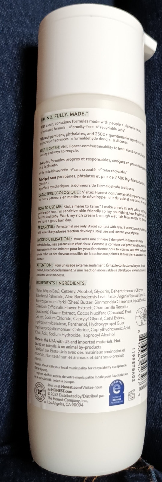 NEW The Honest Company Conditioner Fragrance Free - NO Shampoo - photo 4