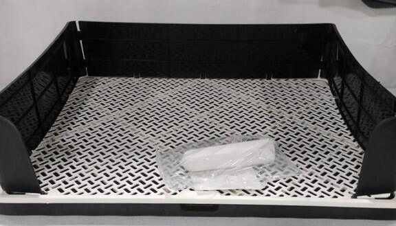 NEW Dog Toilet Puppy Potty Training Tray w Removable Post Walls - photo 3