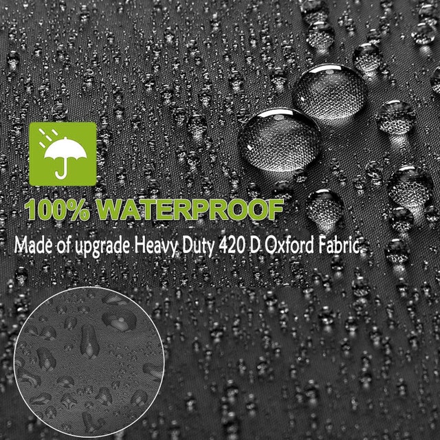 420D Heavy Duty Waterproof Outdoor Furniture Cover w Drawstring - photo 3