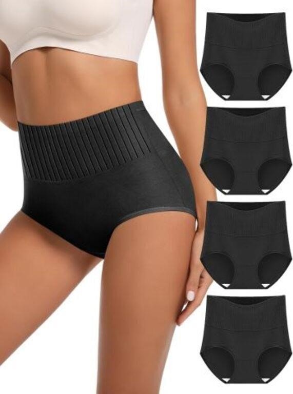 NEW MEIYATING Womens Small Cotton High Waisted Underwear Stretch