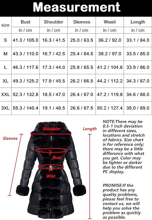 NEW Women 3XL Puffer Coat Parka Long Fur Collar Hooded Winter - photo 5