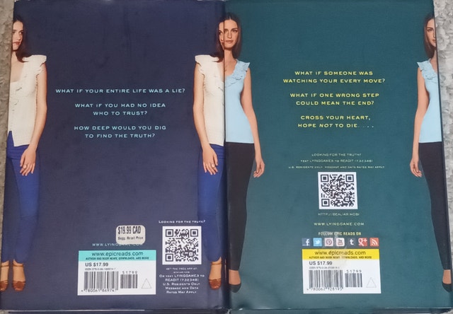A Lying Game HARD Cover Books - Two Truths & Cross My Heart - photo 2