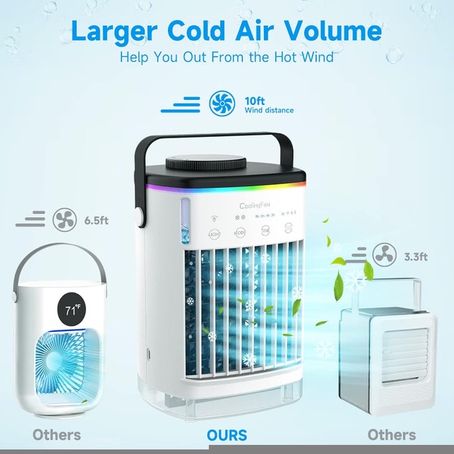NEW Portable Mini Air Conditioner Cooling Fan - photo 2
