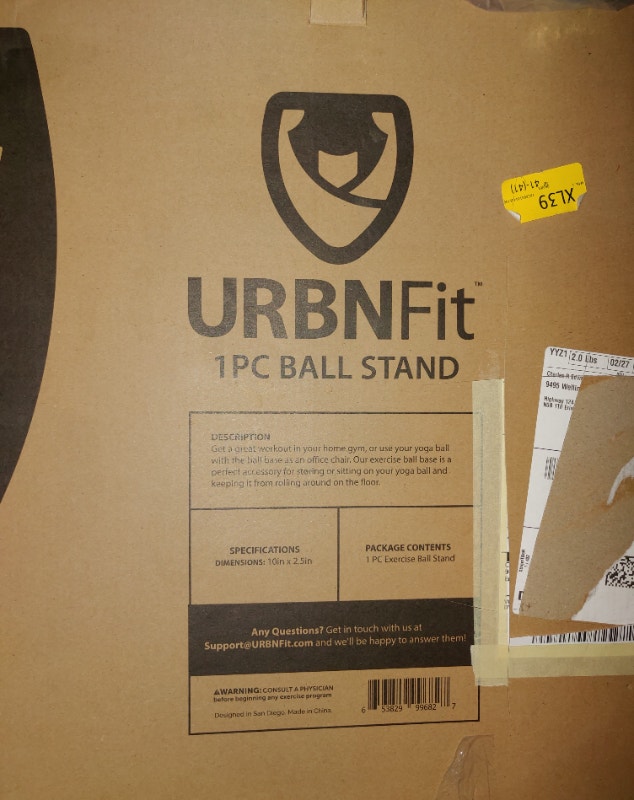 URBNFit Chair Stand & PROMIC Exercise Ball (75cm) - photo 3