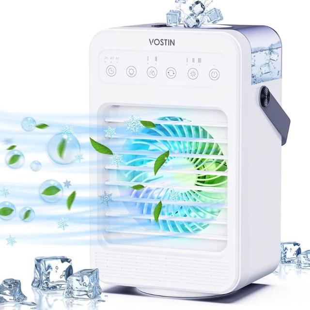 NEW VOSTIN Portable Air Conditioner, 4 in 1 Personal Air Cooler - photo 2