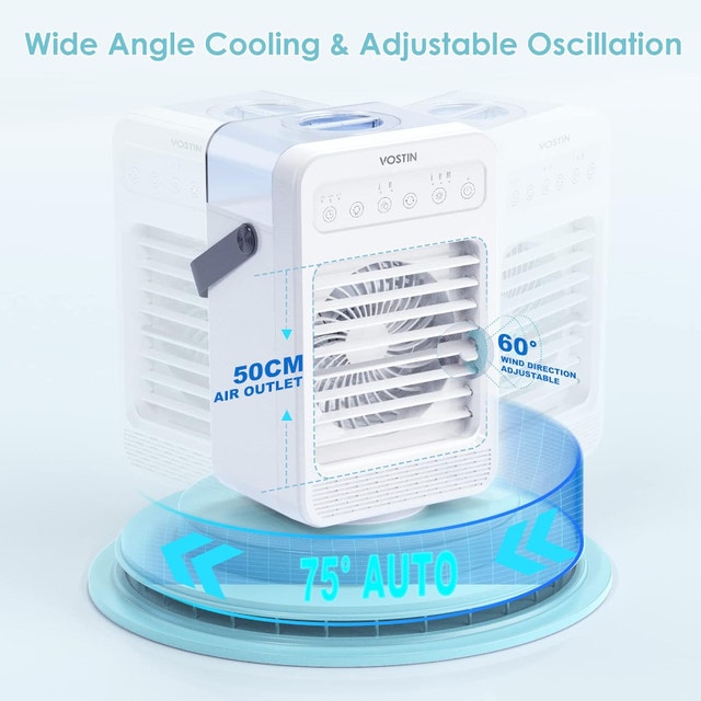NEW VOSTIN Portable Air Conditioner, 4 in 1 Personal Air Cooler - photo 4