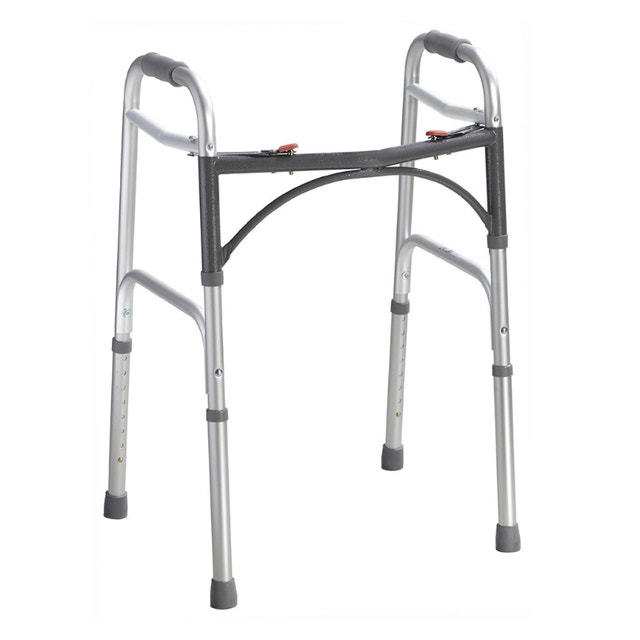 Drive Medical Deluxe Two Button Folding Walker