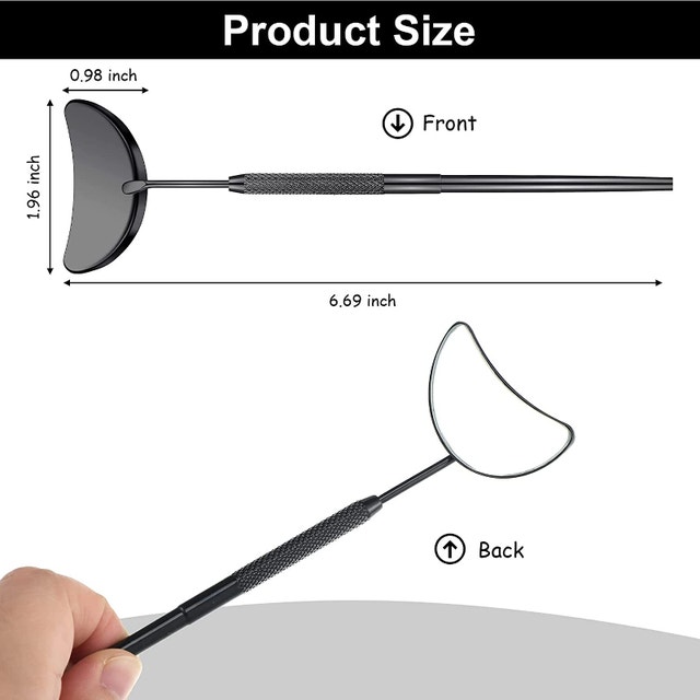 NEW Half Moon Detachable Eyelash Extension Mirror
