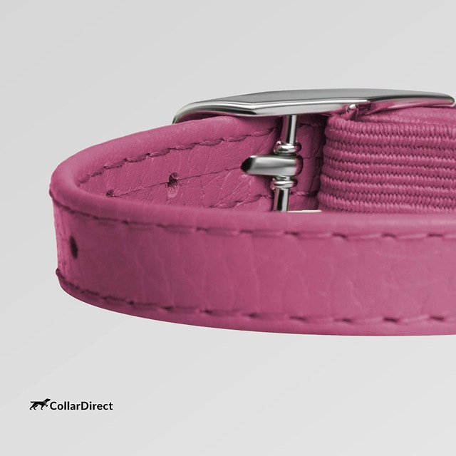 NEW 9.5" CollarDirect Pink Leather Cat/Kitten Safety Collar - photo 3