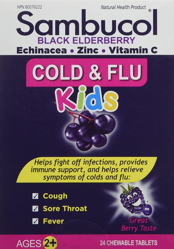NEW Sambucol Black Elderberry Cold for Kids