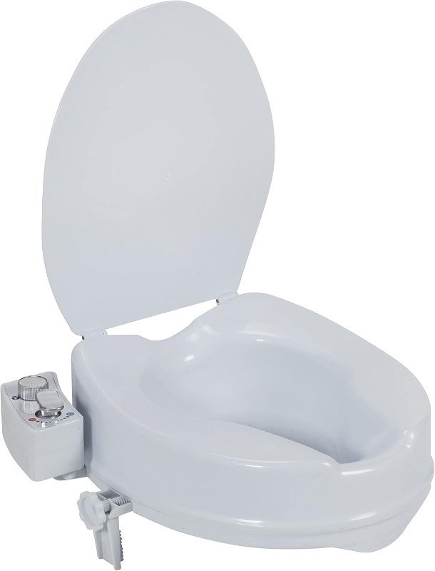 NEW Drive Medical Raised Toilet Seat with Bidet