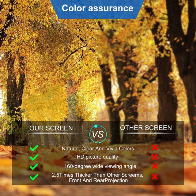 NEW SKERELL Projector 100" Outdoor Indoor Portable Screen - photo 5