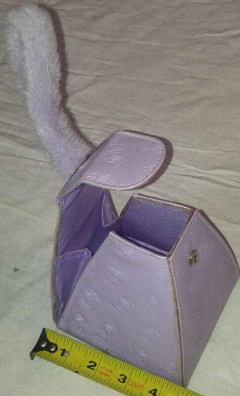 Belle Disney Princess Purple Purse with Fur Handle - photo 2