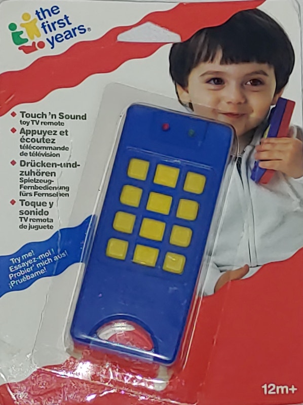 The First Years Touch 'n Sound Toy TV Remote 12+m
