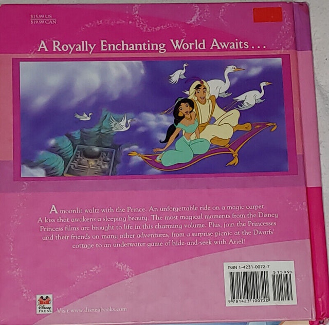Disney Princess Treasury of Tales Hard Cover Book - photo 2