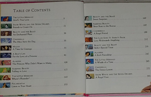 Disney Princess Treasury of Tales Hard Cover Book - photo 3