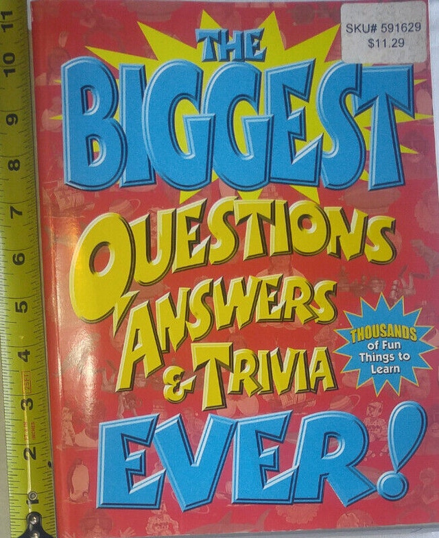 The Biggest Questions, Answer & Trivia Ever! Book
