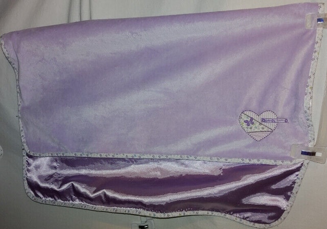 Carter's Soft Purple Heart Baby Blanket