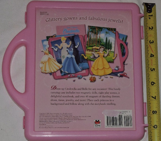 Qty 2 x Disney Princess Fashions Magnetic Books - photo 2